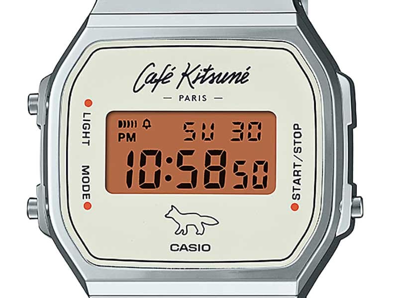 Casio A168WECK Kitsune Digtal watch face