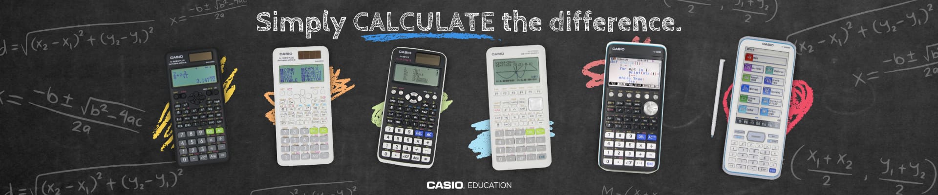 Casio Education - Home Banner