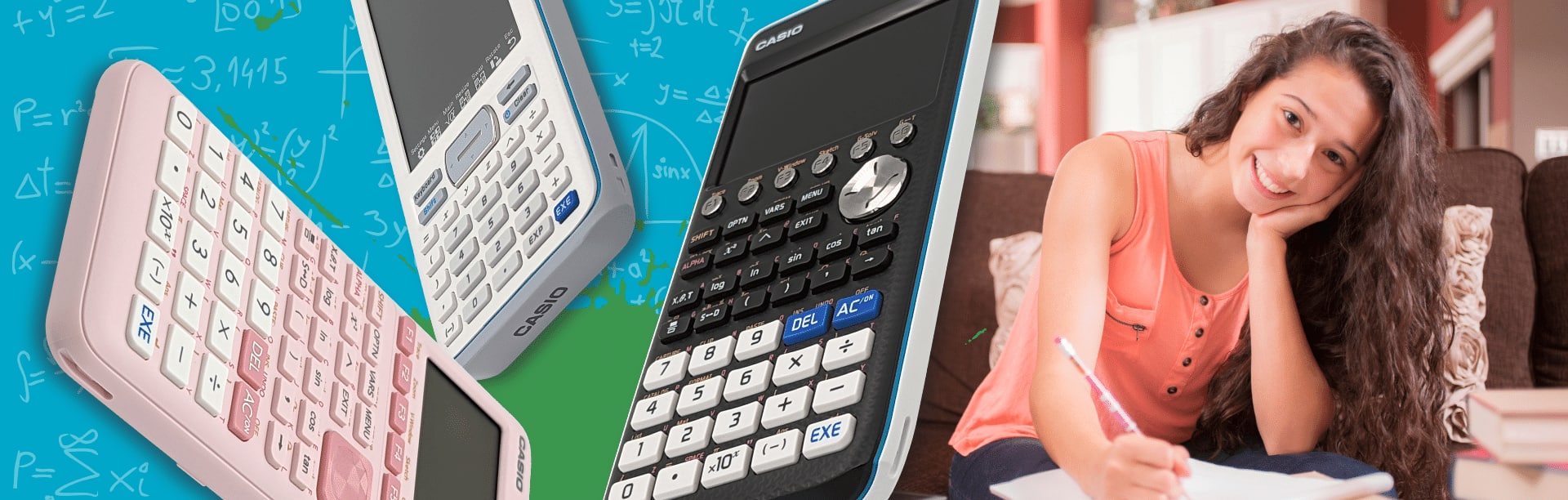 Casio Graphing Calculator Banner